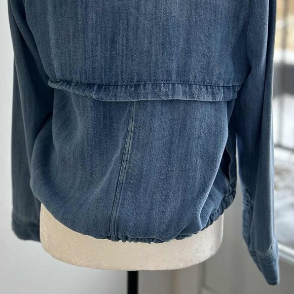 Rails Collins Light Indigo Military Inspired Lyocell Jacket w/ Drawstring – US L - Picture 8 of 12